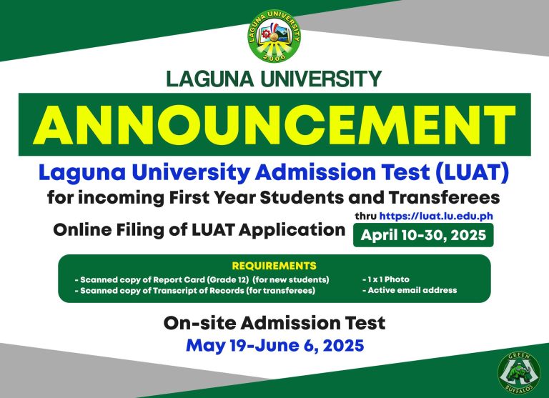 Date Posted: March 07, 2025  |  Source: Laguna University Official FB page