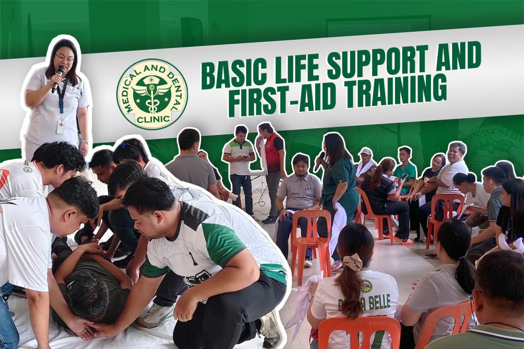 BASIC LIFE SUPPORT AND FIRST-AID TRAINING HELD FOR LAGUNA UNIVERSITY PERSONNEL