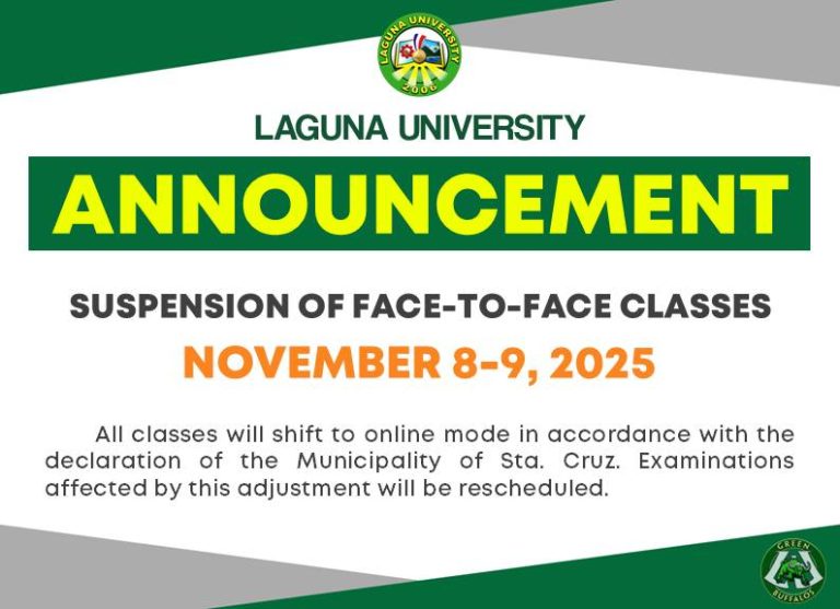 Date Posted: November 7, 2025  |  Source: Laguna University Official FB page