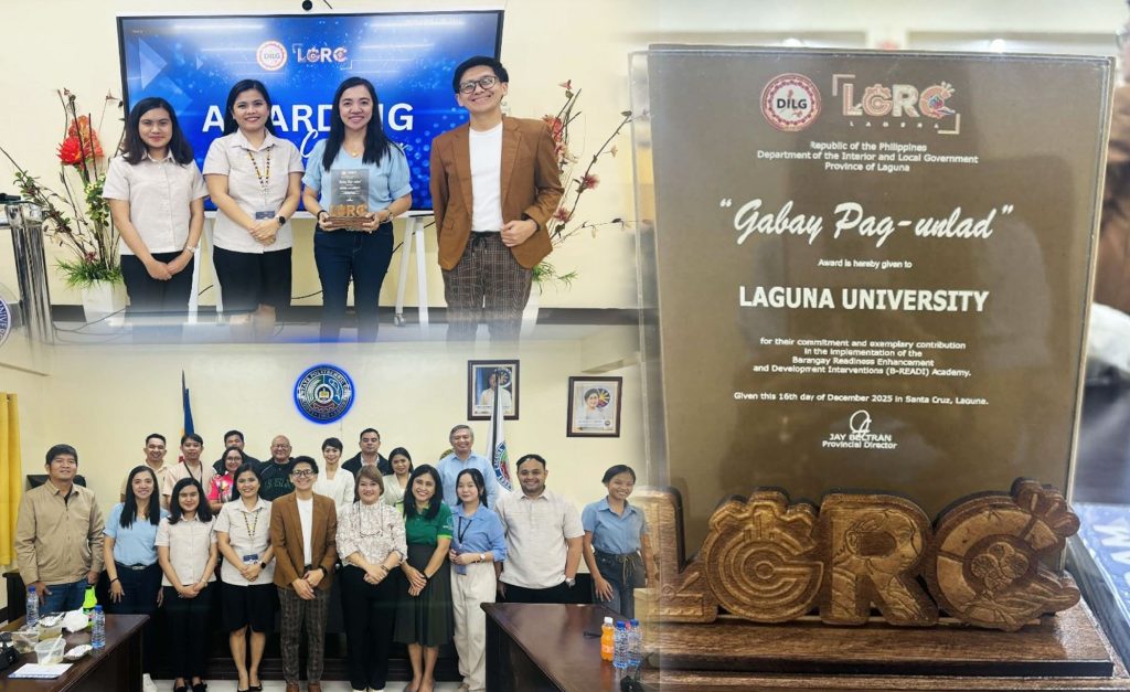 Laguna University Honored for Exemplary Contributions to B-READI Academy at DILG Laguna MSAC Meeting
