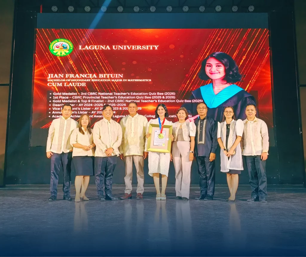 Laguna University’s Pride: Hiraya ng CALABARZON Honors Outstanding BSEd Mathematics Graduate