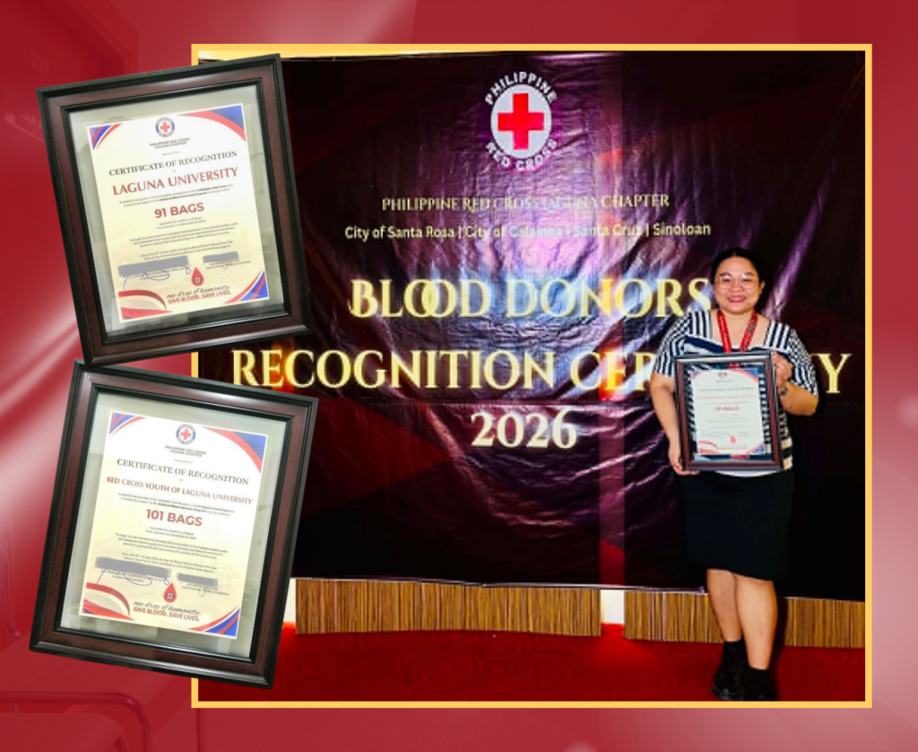 LU-CRCYC Recognized by the Philippine Red Cross-Laguna Chapter