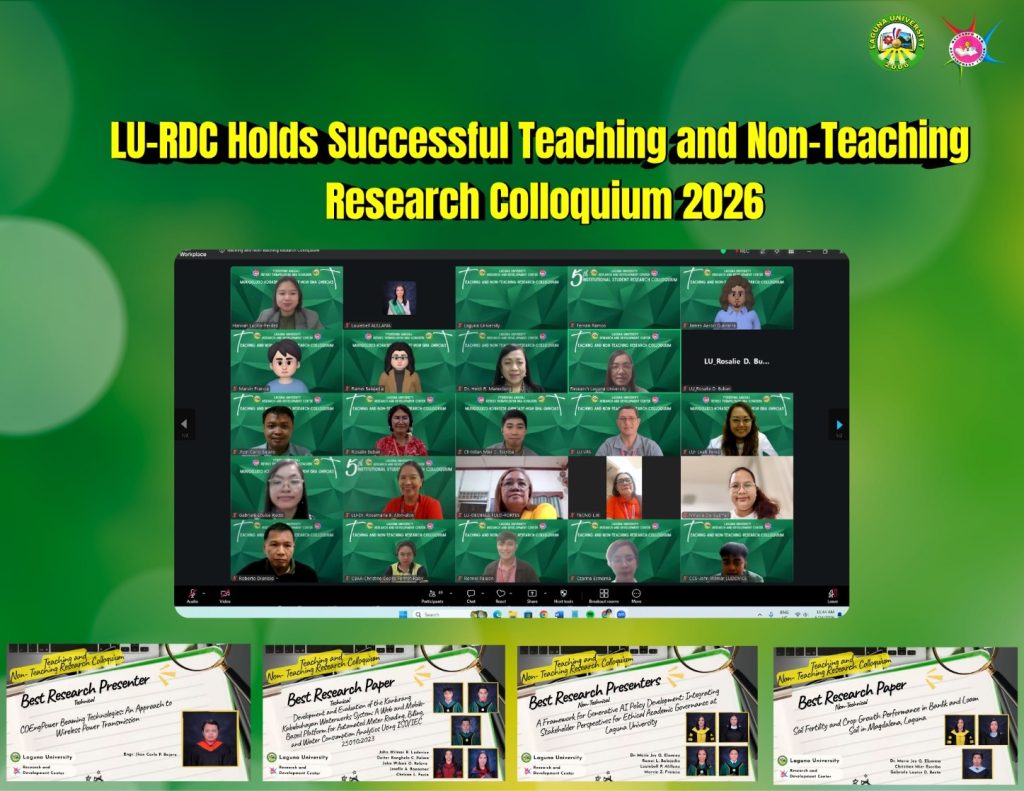 LU-RDC Holds Successful Teaching and Non-Teaching Research Colloquium 2026